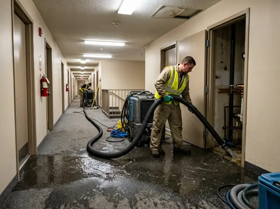 multi-unit-apartment-hallway-f-005 — frequently asked questions, Emergency Burst Pipe Water Extraction & Removal in Elm Spri…